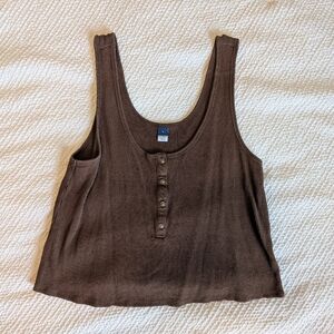 Old Navy Waffle Knit Tank Top